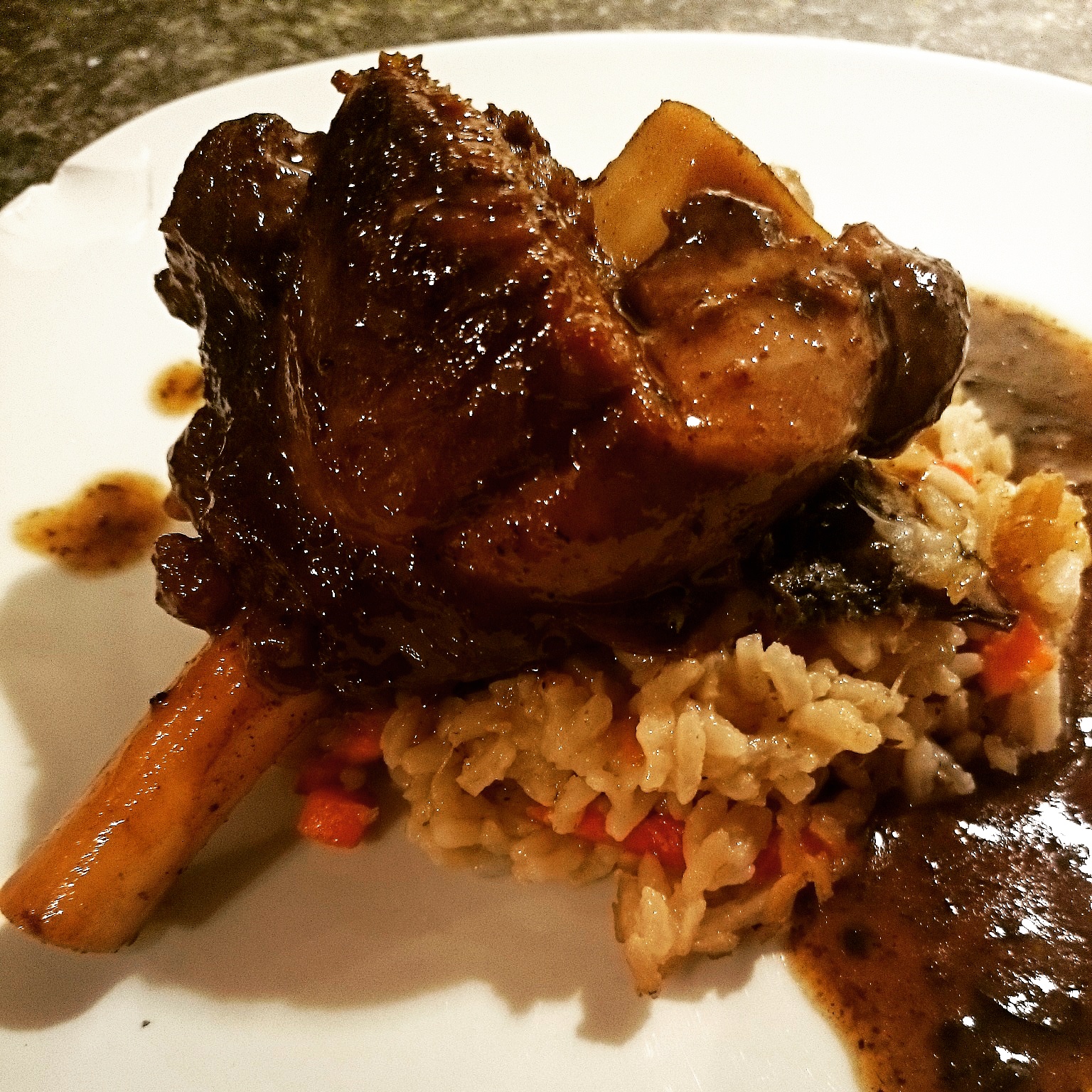 Braised Venison Shanks REDDOG OUTFITTERS